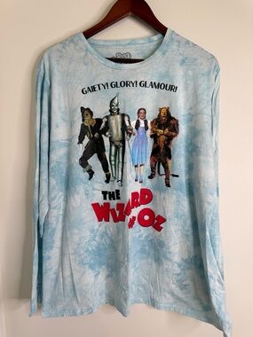 Cakeworthy x The Wizard of Oz Blue Tie Dye 100% Cotton Longsleeve T-Shirt 2X